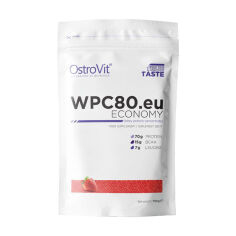 Акція на Протеїн OstroVit WPC80.eu Shape зі смаком полуничного шейку, в порошку, 700 г від Eva