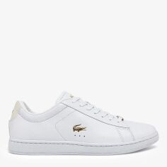 Акція на Жіночі кеди низькі Lacoste Carnaby 743SFA0016-216 37.5 (T4.5) 24 см Білі від Rozetka