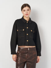 Акція на Куртка жіноча Zara 3046/525 M Чорна від Rozetka