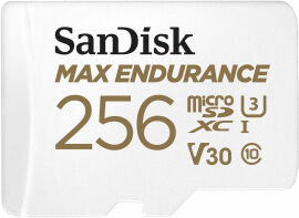 Акція на SanDisk 256GB microSD Сlass 10 UHS-I U3 V30 High Endurance + adapter (SDSQQVR-256G-GN6IA) від Stylus