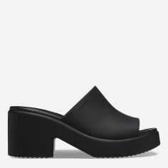 Акція на Жіночі сабо Crocs Brooklyn Slide Heel 209408-060 38-39 (W8) 24 см Чорні від Rozetka