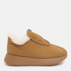 Акція на Жіночі зимові снікери Ailaifa 1059-4 40 Camel від Rozetka