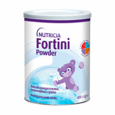 Акція на Дитяче ентеральне харчування Nutricia Fortini Powder з нейтральним смаком, від 1 року, 400 г від Eva