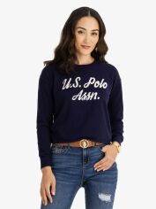 Акція на Джемпер жіночий U.S. Polo Assn 216482-AA00A(EVENING BLUE) M Синій від Rozetka