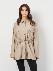 Акція на Куртка жіноча Zara 7901/124 XL Бежева від Rozetka