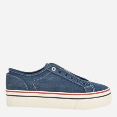 Акція на Жіночі кеди низькі Tommy Hilfiger 601531494 41 (9.5) 26 см Сині від Rozetka