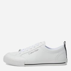 Акція на Жіночі кеди низькі Calvin Klein 706239909 40 (9.5) 26.5 см Білі від Rozetka