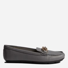 Акція на Жіночі мокасини Calvin Klein 342652021 39 (8.5US) 25.5 см Сірі від Rozetka
