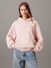 Акція на Худі жіноче Calvin Klein J20J224173-TER XS Світло-рожеве від Rozetka