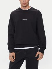 Акція на Світшот чоловічий Calvin Klein Jeans J30J326790-BEH M Чорний від Rozetka