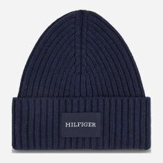 Акція на Шапка чоловіча Tommy Hilfiger AM0AM12752-BDS One Size Темно-синя від Rozetka