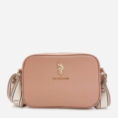 Акція на Сумка жіноча зі штучної шкіри U.S. Polo Assn 638243047 Бежевий від Rozetka