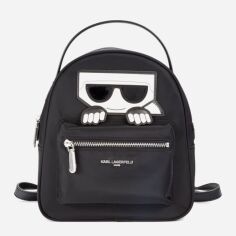 Акція на Рюкзак жіночий тканинний 5 л Karl Lagerfeld 593341697 Чорний від Rozetka
