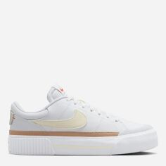 Акція на Жіночі кеди низькі Nike Court Legacy Lift DM7590-106 39 (8US) 25 см Білі від Rozetka