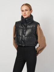Акція на Куртка жіноча Zara 4391/824 S Чорна від Rozetka