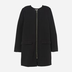 Акція на Пальто осіннє коротке жіноче H&M 6987749wer 38 Чорне від Rozetka