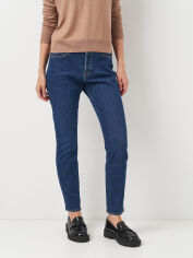 Акція на Джинси Slim Fit жіночі H&M 0-2330 28 Темно-сині від Rozetka