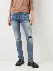 Акція на Джинси Slim Fit жіночі H&M 0205342_сер.пуг 30 Сині від Rozetka
