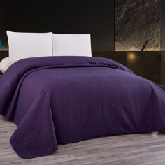 Акція на Покрывало стеганое Romance Violet Soho 230х250 см від Podushka