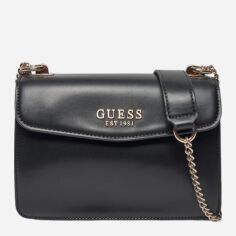 Акція на Сумка крос-боді через плече жіноча маленька Guess HWVG93-53210-BLA BLACK від Rozetka
