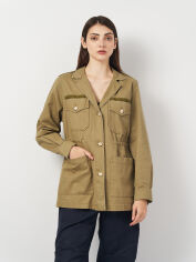 Акція на Куртка жіноча Zara 8372/059 S Хакі від Rozetka