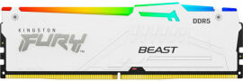 Акція на Kingston Fury 16 Gb DDR5 6400 MHz Beast Rgb White (KF564C32BWA-16) від Stylus