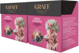 Акція на Упаковка чаю чорного Graff Forest Symphony 20 пірамідок по 1.8 г х 2 шт від Rozetka