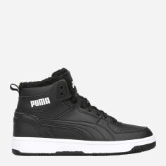 Акція на Підліткові зимові черевики для хлопчика Puma Rebound Joy Fur Jr 37547701 37.5 (4.5UK) Чорні від Rozetka