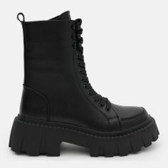 Акція на Жіночі зимові черевики високі PARADIZE SHOES B-3103 39 25 см Чорні від Rozetka