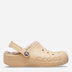Акція на Жіночі крокси утеплені Crocs Baya Lined Clog 205969-2ZM 38-39 (M6/W8) 24 см Chai/Mlt від Rozetka