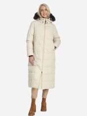 Акція на Куртка зимова довга жіноча Huppa Gudrun 12748047-70061 2XL Світло-бежева від Rozetka