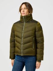 Акція на Куртка зимова коротка жіноча Wrangler 112356502 L Зелена від Rozetka