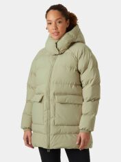 Акція на Куртка зимова коротка жіноча Helly Hansen W Ellie Puffy Parka 53108-463 L Світло-зелена від Rozetka