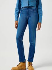 Акція на Джинси Slim Fit жіночі Wrangler 112356388 29-34 Сині від Rozetka