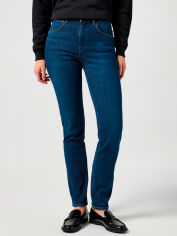 Акція на Джинси Slim Fit жіночі Wrangler 112355303 32-32 Сині від Rozetka