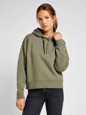 Акція на Худі жіноче Lee 112355176 XL Хакі від Rozetka