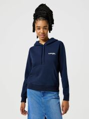 Акція на Худі жіноче Wrangler 112356459 XS Темно-синє від Rozetka