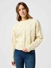 Акція на Джемпер жіночий Wrangler 112356472 M Білий від Rozetka