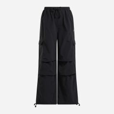 Акція на Брюки карго жіночі Reebok Wde Cargo Pant 100205878 L Чорні від Rozetka