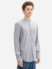 Акція на Сорочка бавовняна чоловіча Tom Tailor 1042539-36059 XL Блакитна від Rozetka