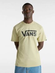 Акція на Футболка бавовняна довга чоловіча Vans VN000GGGDAU1 S Сіра від Rozetka