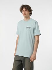 Акція на Футболка бавовняна довга чоловіча Vans VN0000F8DAZ1 L Сіра від Rozetka