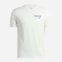 Акція на Футболка бавовняна чоловіча Reebok Ri Brand Proud Gfx Ss Tee 100208575 M Молочна від Rozetka