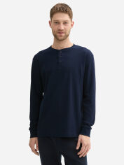 Акція на Лонгслів чоловічий Tom Tailor 1043387-10668 2XL Темно-синій від Rozetka