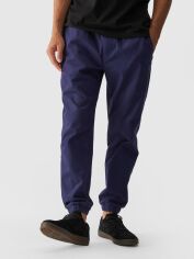 Акція на Спортивні штани утеплені чоловічі 4F Trousers Cas M0944 4FWMM00TTROM0944-31S 3XL Сині від Rozetka