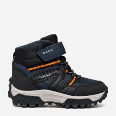 Акція на Дитячі чоботи для хлопчика Geox J Himalaya Boy B Abx J46FRD050FUC0045 29 Темно-синій/Чорний від Rozetka