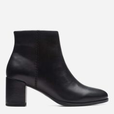 Акція на Жіночі ботильйони Clarks Freva55 26174797 36 (3.5UK) 23 см Чорні від Rozetka