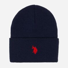 Акція на Шапка чоловіча U.S.Polo Assn 27A268-AA00A(CLASSIC NAVY) One Size Темно-синя від Rozetka