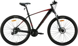 Акція на Велосипед Velotrade Leon TN-80 HDD 29" 19" Чорний з червоним (OPS-LN-29-174) від Rozetka