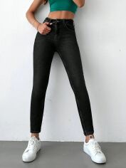 Акція на Джинси Skinny жіночі SHEIN GD-00088984 S-Petite Чорні від Rozetka